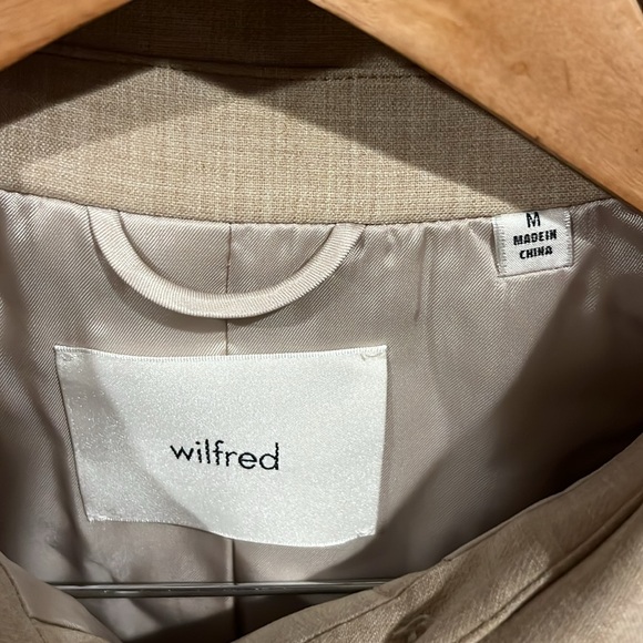 Wilfred Little Cropped Heather Oat Beige Jacket - Picture 5 of 9